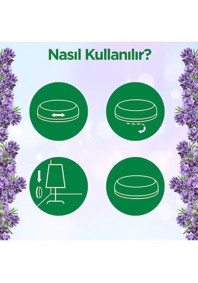 Oda Kokusu Stick Up Dekoratif Jel Lavanta 3'lü Paket Lavanta