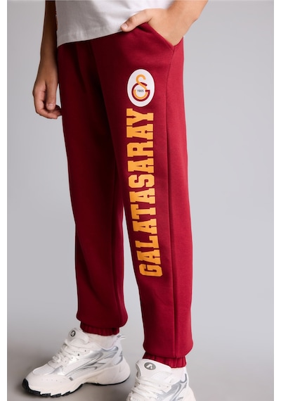 Defacto Galatasaray Baskılı Kalın Eşofman Altı Erkek Çocuk I6621a826wnrd119 Kırmızı-rd119