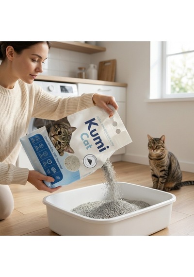 Kumi Cat Eko-premium Aktif Karbonlu Kedi Kumu Tozsuz Güçlü Topaklanan Bentonit 10 L
