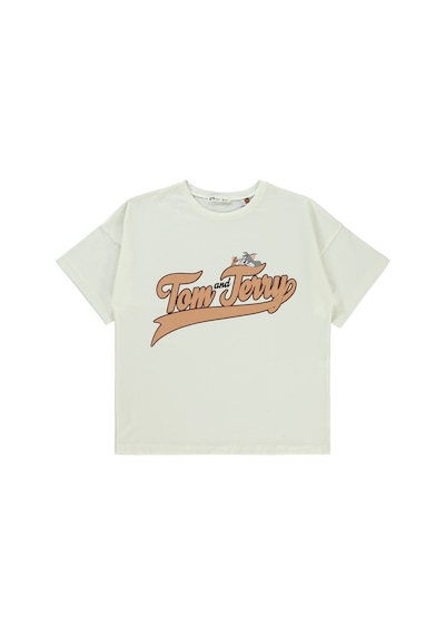 Tom And Jerry Kız Çocuk Tişört 10-13 Yaş Ekru 18849177524s1 Ekru