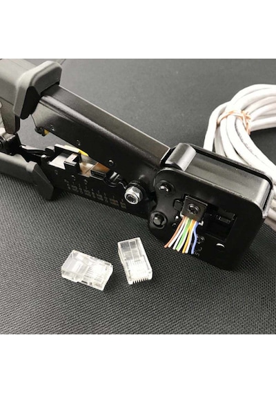 Yeni Nesil Delikli Rj45 Rj11 8P/6P Cat6 Cat5 Cat5E Ağ Pensesi