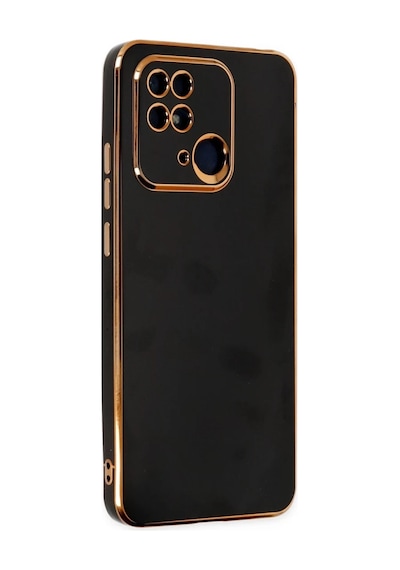 Xiaomi Redmi 10c Uyumlu Kılıf Volet Silikon - Siyah