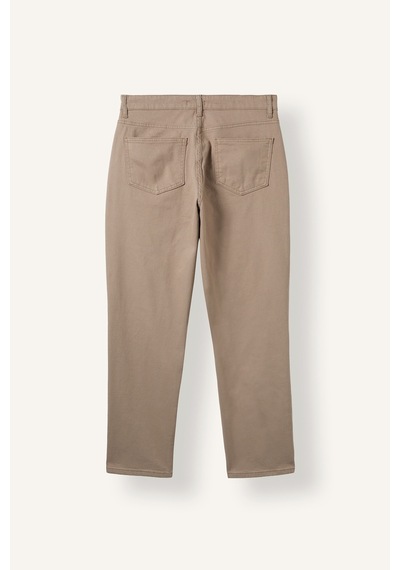 Defacto Tapered Fit Normal Bel Beş Cepli Pantolon H7936ax26aubn294 Kahve-bn294