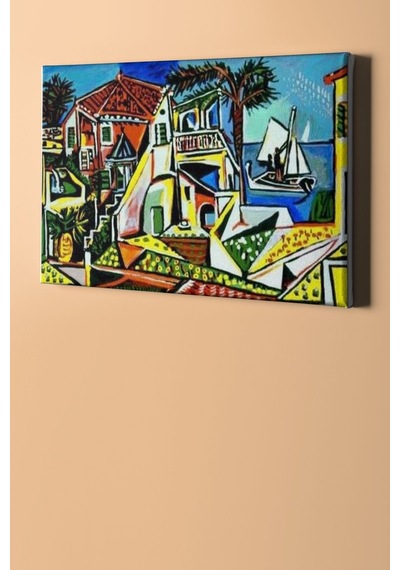 Webstyle Sayılarla Boyama Seti Kasnaklı Kitaptaki Ev 60 X 75 Cm
