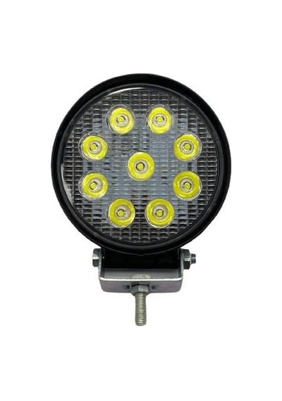 10v-30v Çalışma Lambası Yuvarlak 9 X 3w Power Ledli 114 114 37 Mm