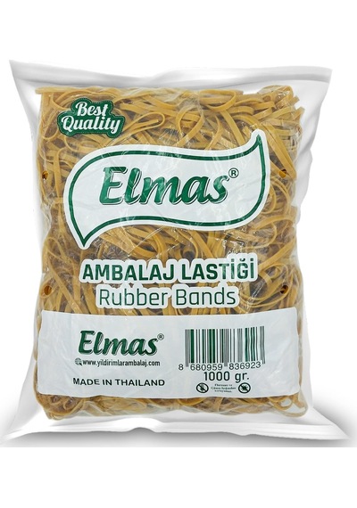 180 X 5 Mm Elmas Ambalaj Lastiği 1000 Gram