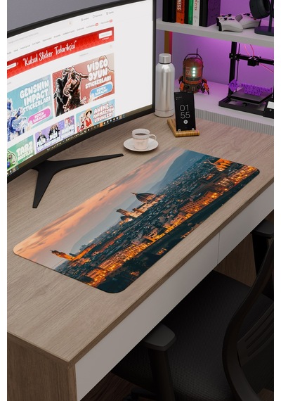 İtalya V3 70x30 Xl Gaming Kauçuk Kaymaz Taban Mouse Pad Fare Altlığı