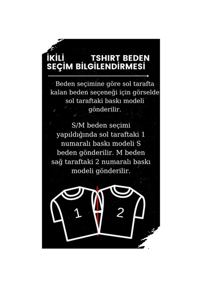 Startmore Siyah Unisex Ikili Me To Only You Baskılı Oversize T-shirt Siyah