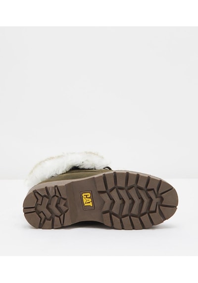 Caterpillar Utah Fur Dark Olıve Nubuk Kadın Bot 001