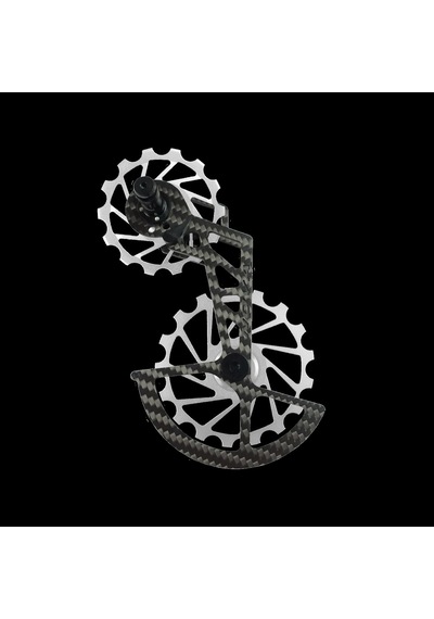 Nova Ride Ceramic Ospw Shimano 105 R7000 Gri Karbon Bisiklet Aktarıcı Kafesi Siyah