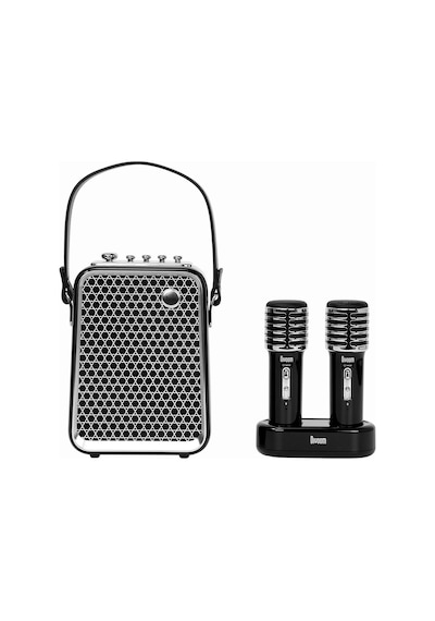 Divoom SongBird-HQ Çift Karaoke Mikrofonlu 6 Ses Efektli 50 W Taşınabilir Bluetooth Hoparlör
