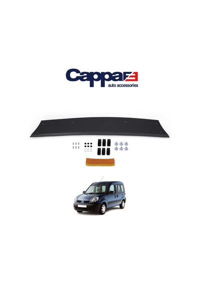 Cappafe Renault Kangoo Ön Kaput Koruma Rüzgarlık 4Mm Abs 98-03