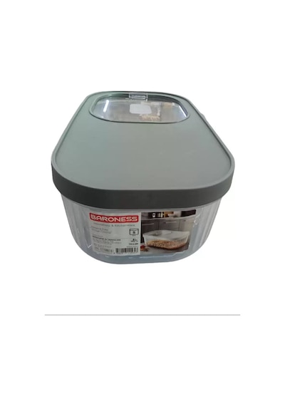 Multi Box Kapaklı Saklama Kabı 5 Lt Royaleks-11564 Abanoz