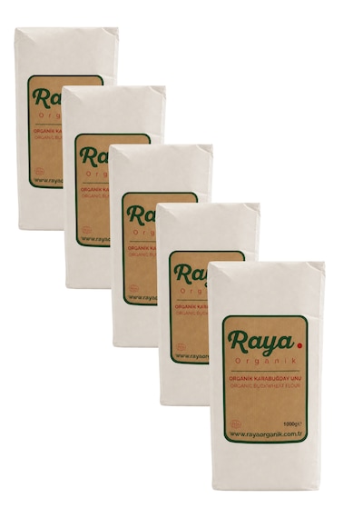Organik Karabuğday Unu 1000 Gr X 5'li Paket 1 KG