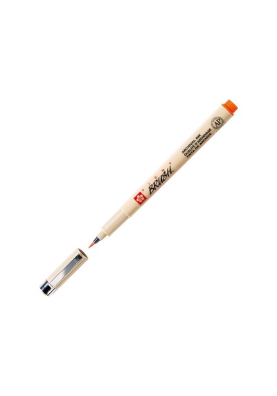 Tr Poxsdkbr9 Fırça Kalemi Pıgma Brush, 9'lu Kılıf, Çeşitli Renklerde, 9 Adet Tekli Paket Genel