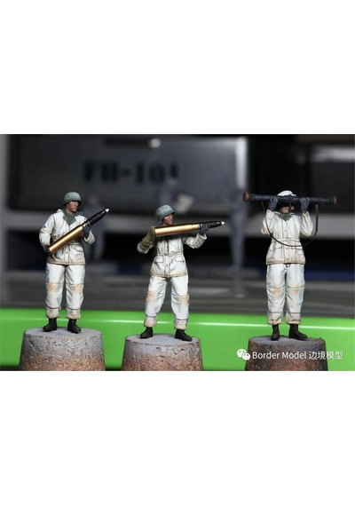 Border Bt-013 1/35 Ölçek, Alman 88mm Gun Flak36 Ve 6 Adet Uçaksavar Mürettebatı, Plastik Model Kiti-58216