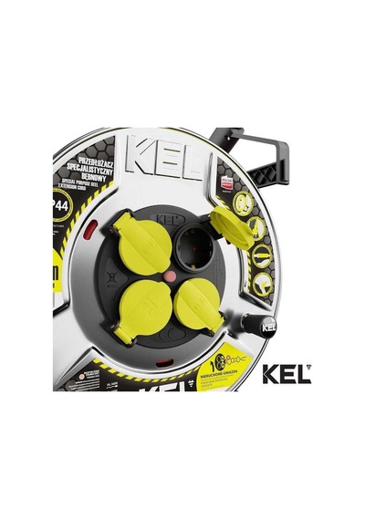 Kel 99462 Profesyonel Uzatma Kablosu 40m, 3x2.5 Mm2 40 M