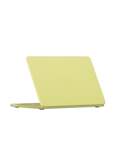 Apple Macbook Neo 13" İnç Uyumlu Kılıf A3404 2026 Mat Buzlu Koruyucu Sert Kapak Puslu Sarı Belirtilmemiş
