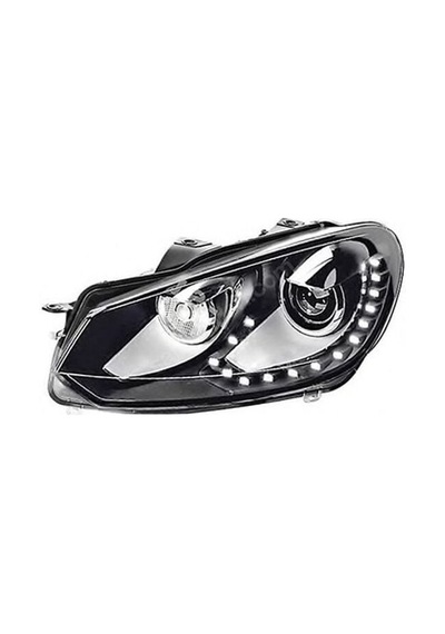 Vw Golf 6 R20 Mercekli Far Takımı Uyumlu Yedek Parça R Far 15 Led
