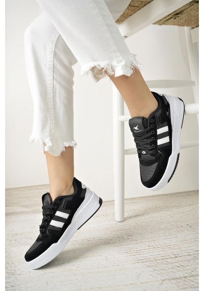Solazer 020 Siyah Beyaz Anatomik Memory Foam Kadın Sneakers-siyah&beyaz Beyaz - Siyah Solazer 020 Siyah Beyaz Anatomik Memory Foam Kadın Sneakers-siyah&beyaz Beyaz - Siyah