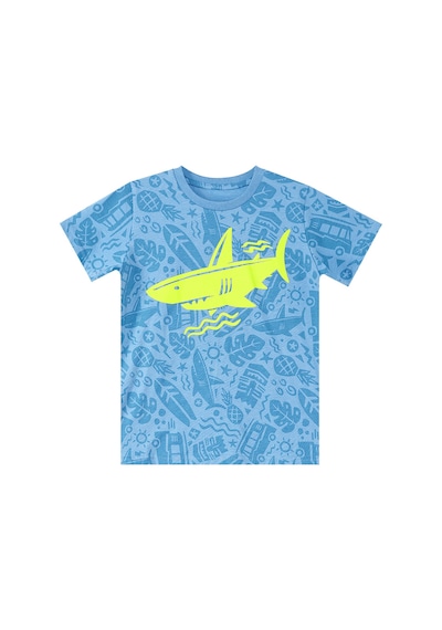 Shark Erkek Çocuk Yazlık T-shirt Şort Takım