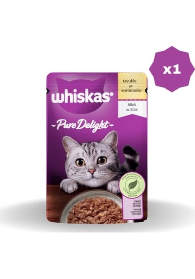 Whiskas Pure Delıght Yaş Mama Poşet Tavuklu 85 Gr - 1 Adet