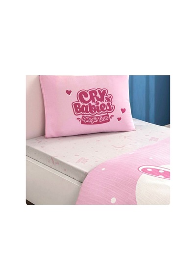 Yeni Sezon Lisanslı Cry Babıes Cute Tek Kişilik Pike Takımı Pembe
