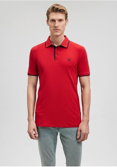 Mavi Erkek Polo Tişört Kırmızı 062373-28441 Kirmizi
