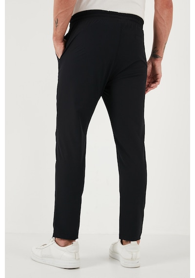 Buratti Streç Regular Fit Normal Bel Düz Paça Jogger Erkek Pantolon Cf25617801 Siyah