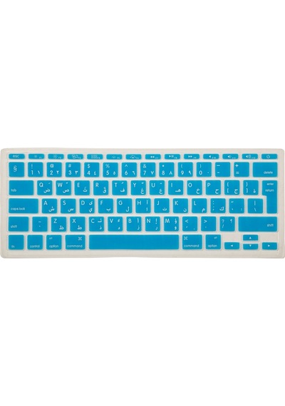Apple Uyumlu MacBook Air 11 Arapça Klavye Koruyucu A1370 A1465 Uyumlu Esnek Silikon Toz Koruma Kaplama Açık Pembe