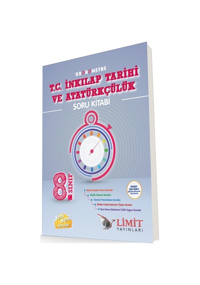 8.Sınıf T.C. İnkılap Tarihi ve Atatürkçülük Soru Bankası -  Limit Yayınları