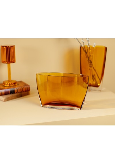 Madame Coco Les Orres El Yapımı Cam Vazo 1kvazo0320 28x19 Cm-gold