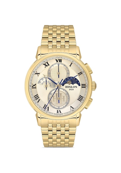 Hislon Men's Timeles's Tm143g-02sg Erkek Kol Saati Sarı