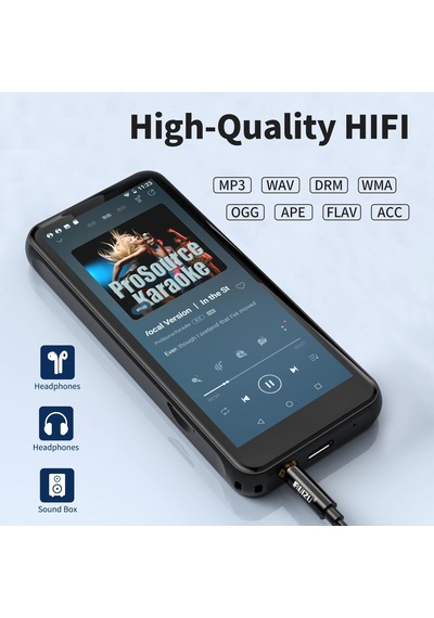 Ruizu Z80 Android Mp3 Mp4 Çalar Bluetooth Wifi 16gb