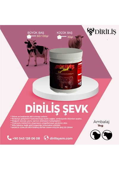Diriliş Diriliş Şevk Kızgınlık Gösterici & Dööl Tutmayı Artırıcı