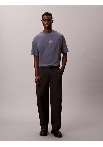 Calvin Klein Ss 16s Rlxd Fıt Ckj Graphıc Tee-12842 Çok Renkli