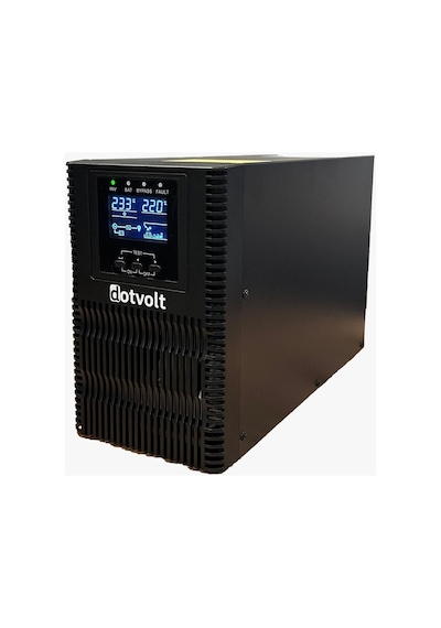 Dotvolt Mn Plus 1kva 2x12v/9ah 1f/1f Online Ups