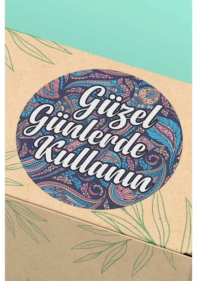Güzel Günlerde Kullanın Kargo Sticker 3x3cm St2167 Çok Renkli