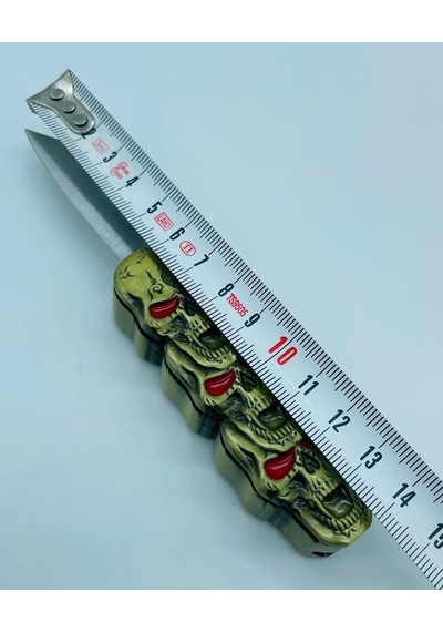 Kurukafa Desenli Metal Çakı-çakmak Pürmüzlü Rüzgar Çakmağı //14cm