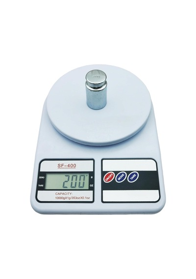 Promosyonca Dijital Mutfak Terazisi, 10kg Kapasite, Lcd Ekran, 130x185x35mm, Beyaz Diğer