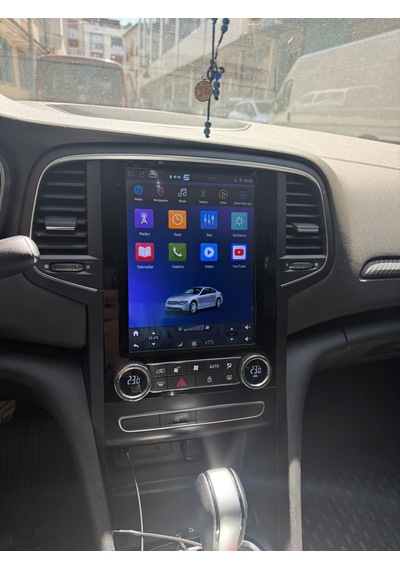 Snp Serisi Renault Megane 4 Uyumlu Dijital Lcd Gösterge Çerçeveli Tesla Ekran 4-64gb Hafıza Multimedya Sistemi Ve Geri Görüş Kamerası