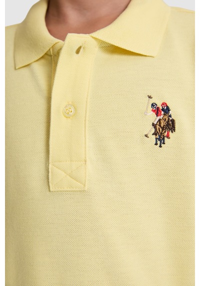 U.S. Polo Assn. Erkek Çocuk Açık Sarı Tişört Basic 50325608-vr004 Acık Sarı