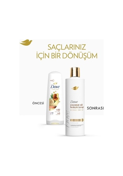 Dove Saç Bakım Kremi Coconut Oil Besleyici Terapi 350