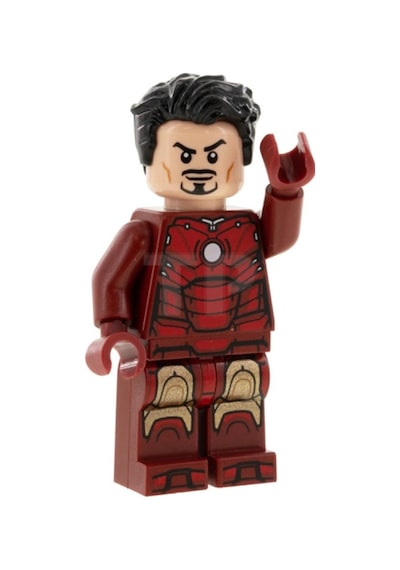 Marvel Super Heroes Orjinal Iron Man - Mark 3 Armor Minifigür Sh0739 Saçlı Versiyon