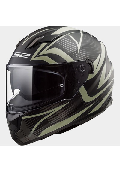 Ls2 Ff320 Evo Jınk Mat Sıyah-Fosforlu Kask