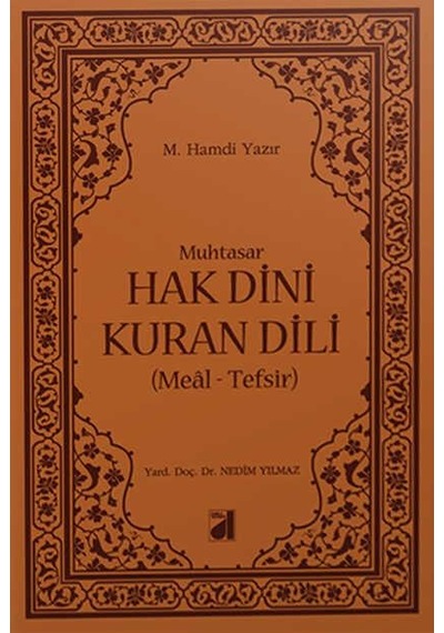 Muhtasar Hak Dini Kuran Dili Meal-tefsir - Damla
