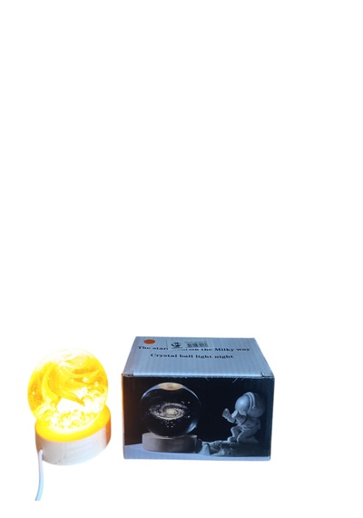 Ahşap Altlıklı Işıklı Küre
