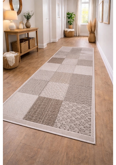 Merinos Rs Sisal 79269-071 Özel Kesme Halı Kahverengi Çok Renkli