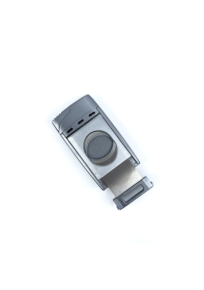 Parmida Gunmetal 3 Ü 1 Arada Lüks Metal Puro Çakmağı Entegre Punch Delici Gri