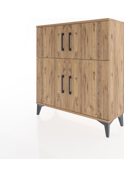 Arges Şifonyer 3 Raflı 4 Kapaklı 88x30x96 Çam-çam Atlas Çam